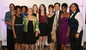 Back from left: Charmayne Dunlop-Thomas (MS, MPH); Monica Battle; Anna Stephens; Karla Caylor (RN); Cristina Drenkard (MD, PhD); Sam Lim (MD, MPH); Letheshia Husbands; Kelli Williams. Front: Mugishi Niyibizi; Wendy Carter 