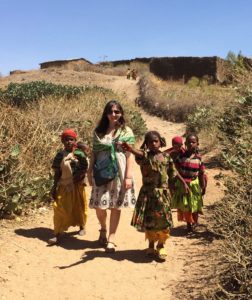 Dr. Fayfman and friends in the mountains outside of Harar, Ethiopia 