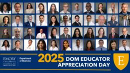 Headshots of all 2025 Department of Medicine Educators featured for Educator appreciation day