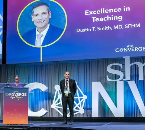 Society of Hospital Medicine honors Dustin Smith, MD